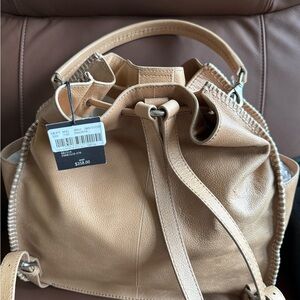 SOLD-Frye Genuine LeatherJoey Convertible Backpack